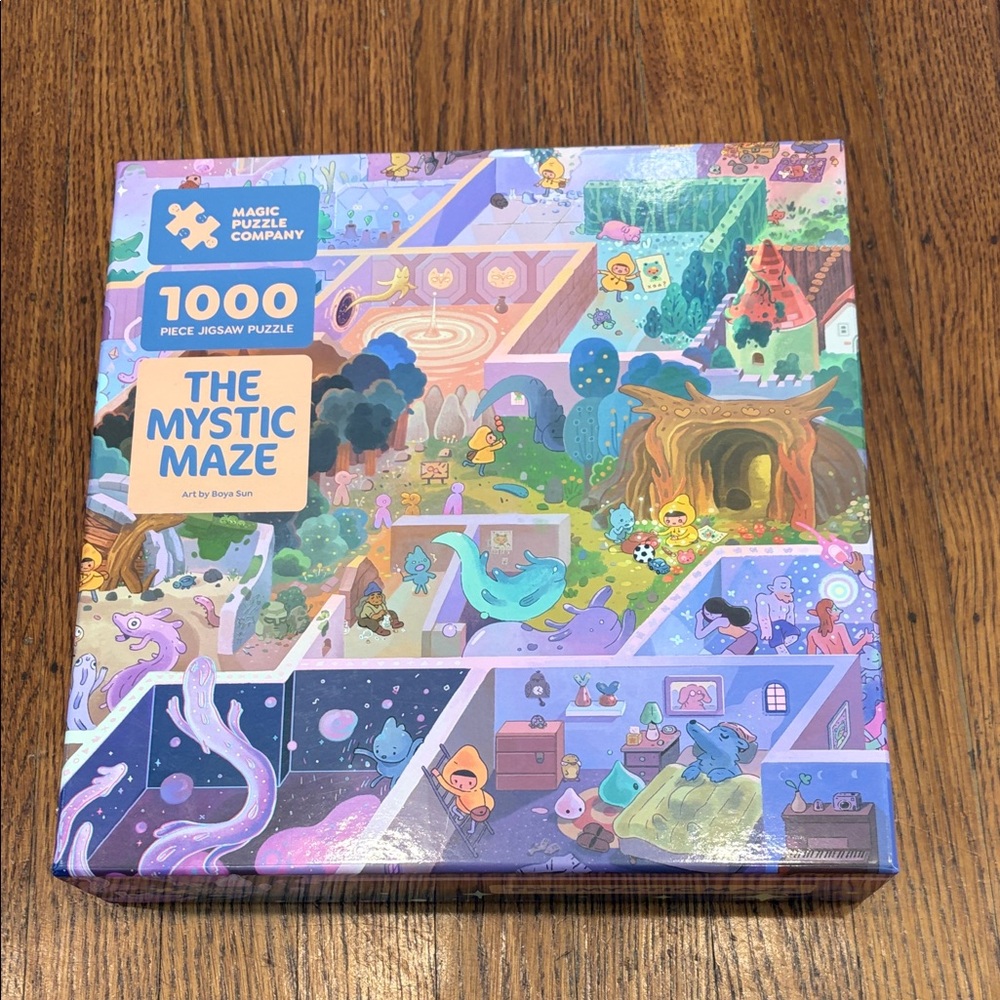 The Mystic Maze 1000-Piece Jigsaw Puzzle - Pastel Multicolor